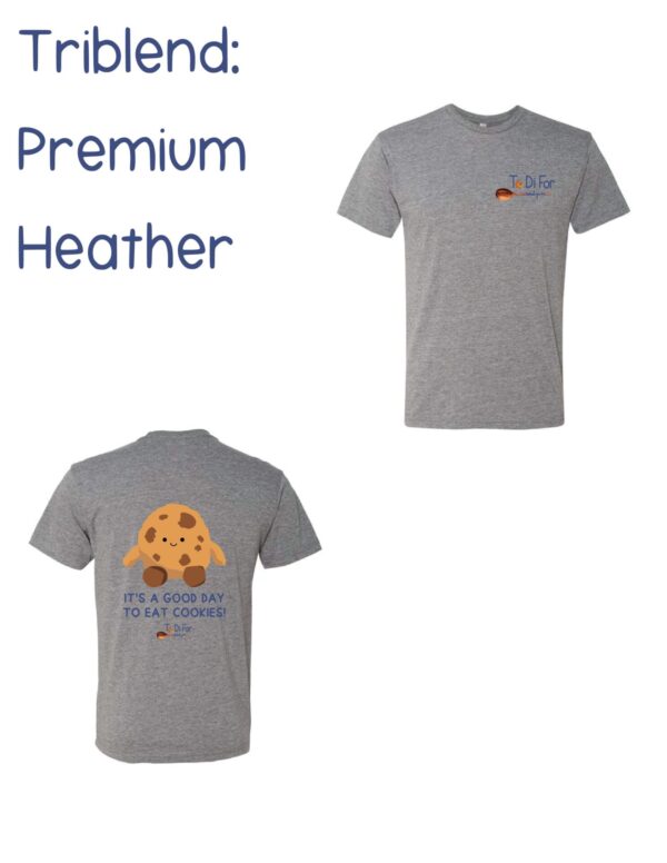 A t-shirt with the words " premium heather ".