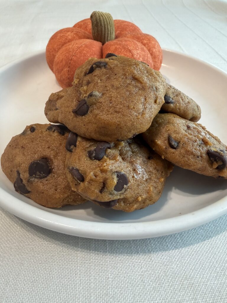 Pumpkin Patch Cookies with chocolate chips from To Di For Baked Goods